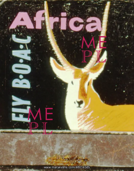 : Advertisement for BOAC flights to Africa : Advertisement for BOAC flights to Africa