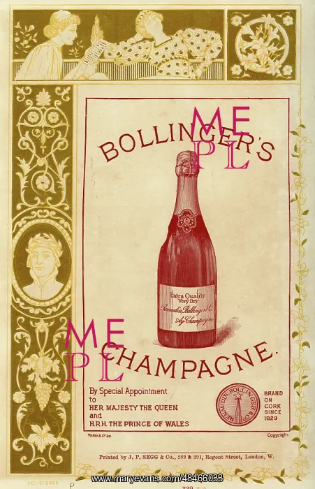  : Advert, Bollinger's Champagne