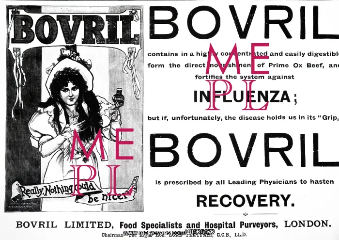 : An advertisement for Bovril : An advertisement for Bovril