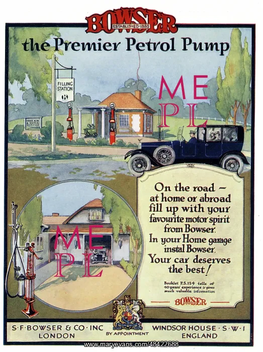  : Advert, Bowser, the Premier Petrol Pump