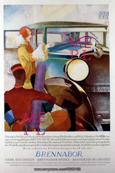 : Advertisement for Brennabor motor car : Advertisement for Brennabor motor car