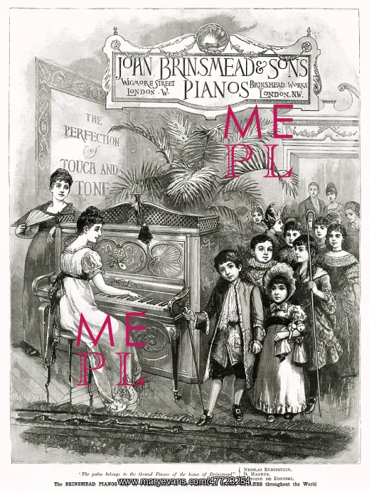 : Advert for Brinsmead Pianos 1899 : Advert for Brinsmead Pianos 1899