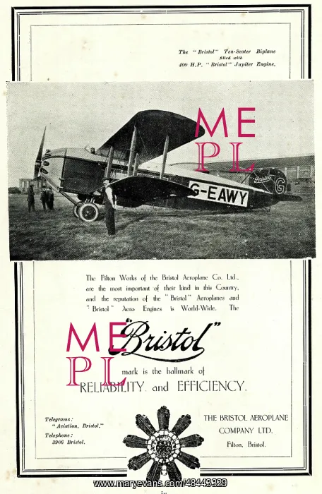 : Advert, Bristol Aeroplane Company Ltd : Advert, Bristol Aeroplane Company Ltd