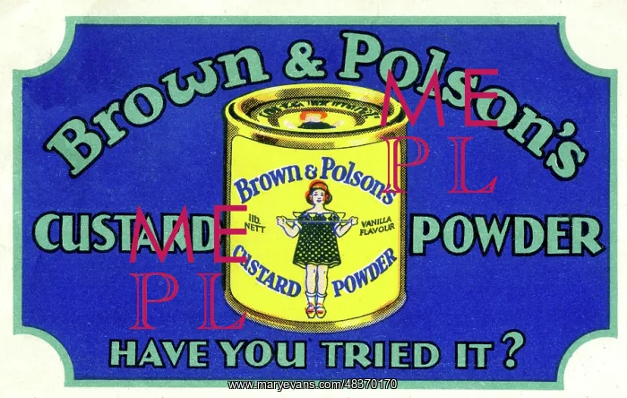  : Advert, Brown & Polson's Custard Powder