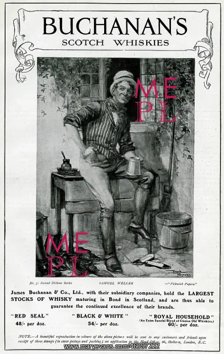 : Advertisement, Buchanan's Scotch Whiskies : Advertisement, Buchanan's Scotch Whiskies