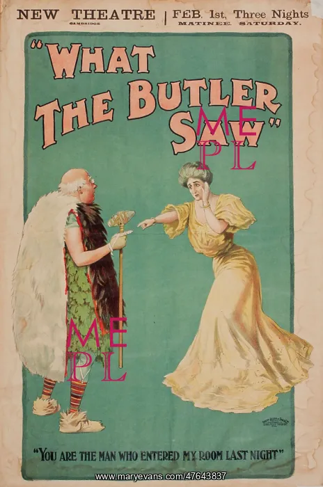  : Advertisement for What The Butler Saw