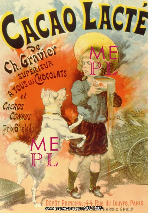 : Advertisement for Cacao Lacte : Advertisement for Cacao Lacte