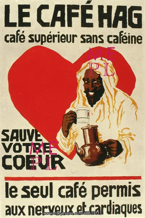 : Advertisement for Cafe Hag : Advertisement for Cafe Hag
