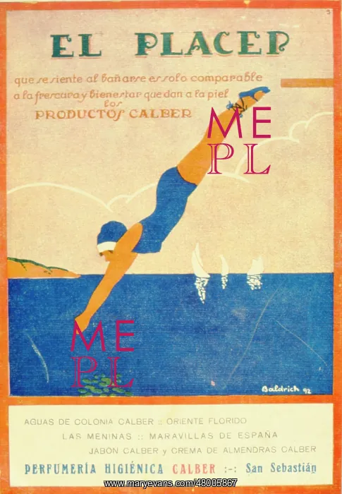 : Advertisement for Calber cosmetic products : Advertisement for Calber cosmetic products