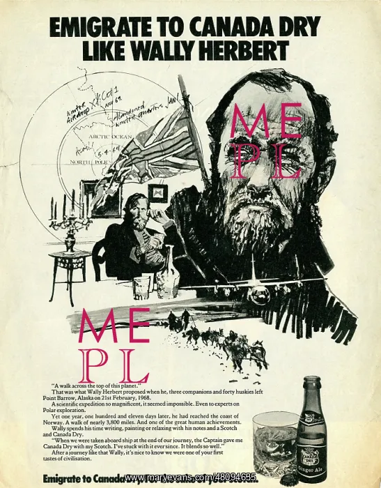 : Advertisement for Canada Dry : Advertisement for Canada Dry