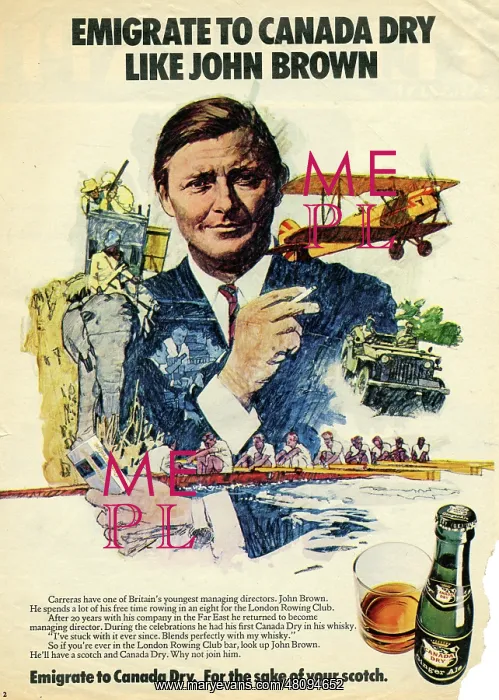 : Advertisement for Canada Dry : Advertisement for Canada Dry