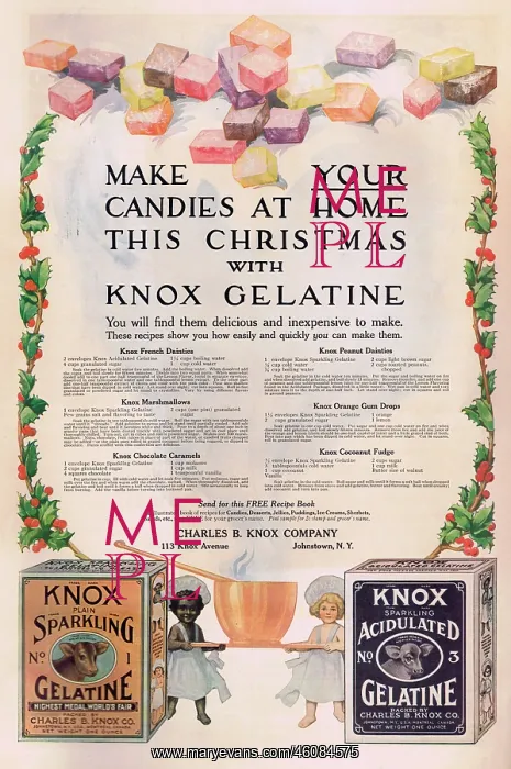  : Advert for candy making from Knox Gelatine