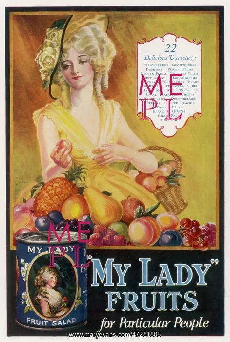  : ADVERT / CANNED FRUIT 1929