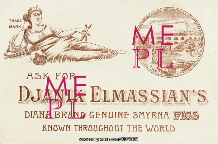 : Advertising card for Izmir (Smyrna) Figs : Advertising card for Izmir (Smyrna) Figs