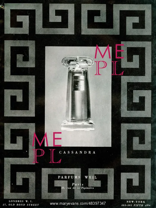  : Advert, Cassandra Perfume