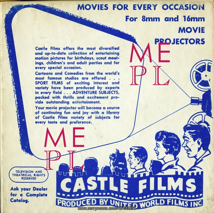 : Advertisement for Castle Films : Advertisement for Castle Films
