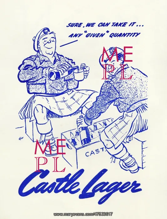 : Advert for Castle Lager : Advert for Castle Lager