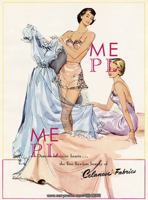 : Advert for Celanese Fabrics 1951 : Advert for Celanese Fabrics 1951