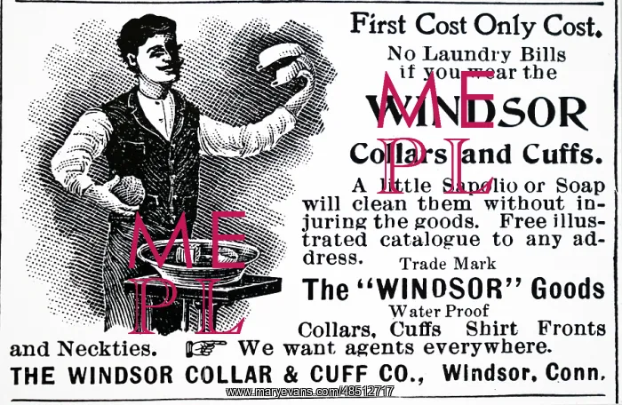: Advertisement for CELLULOID collars and cuffs : Advertisement for CELLULOID collars and cuffs