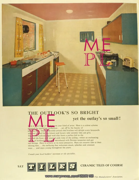 : Advertisement for ceramic tiles : Advertisement for ceramic tiles