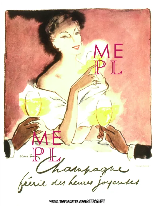 : Advertisement for champagne : Advertisement for champagne