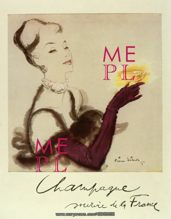 : Advertisement for champagne : Advertisement for champagne
