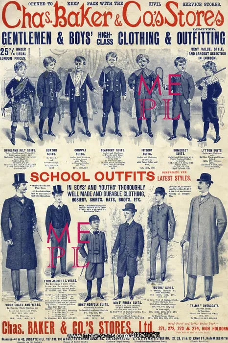 : Advertisement for Charles Baker & Co.'s Store : Advertisement for Charles Baker & Co.'s Store