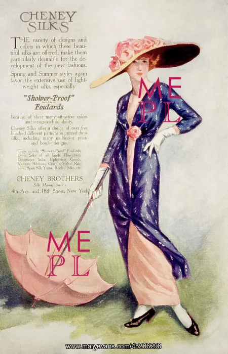 : Advertisement for Cheney Brothers shower-proof ? : Advertisement for Cheney Brothers shower-proof ?