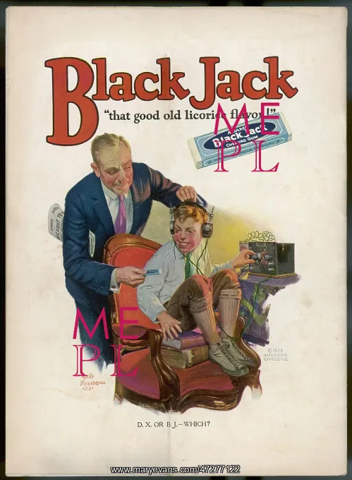 : ADVERT / CHEWING GUM 1925 : ADVERT / CHEWING GUM 1925