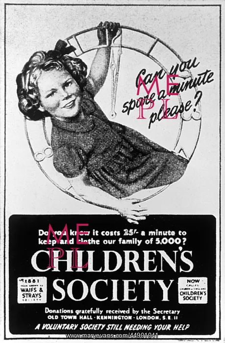 : Advertisement for the Children's Society : Advertisement for the Children's Society