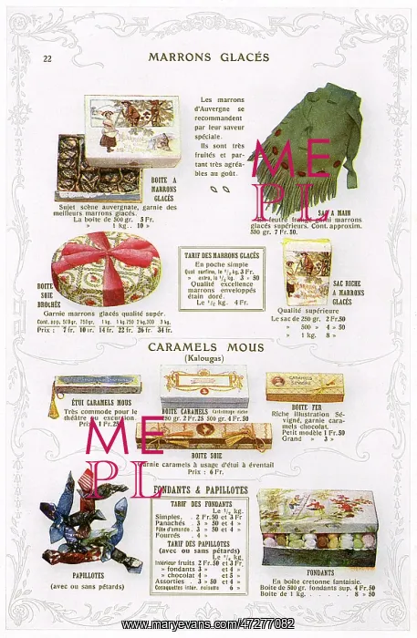  : ADVERT / CHOC MARRONS