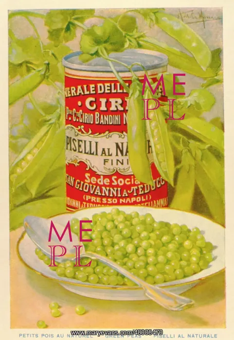 : Advertisement for Cirio green peas : Advertisement for Cirio green peas