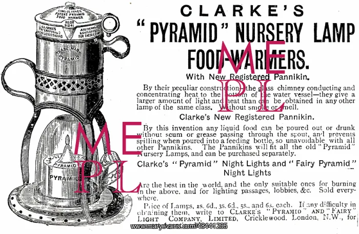 : An advertisement for Clarke's night light : An advertisement for Clarke's night light