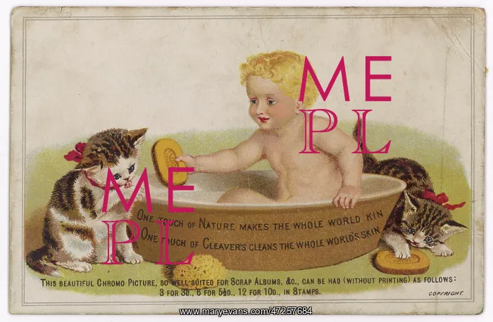 : Advert for Cleaver's Soap 1890s : Advert for Cleaver's Soap 1890s