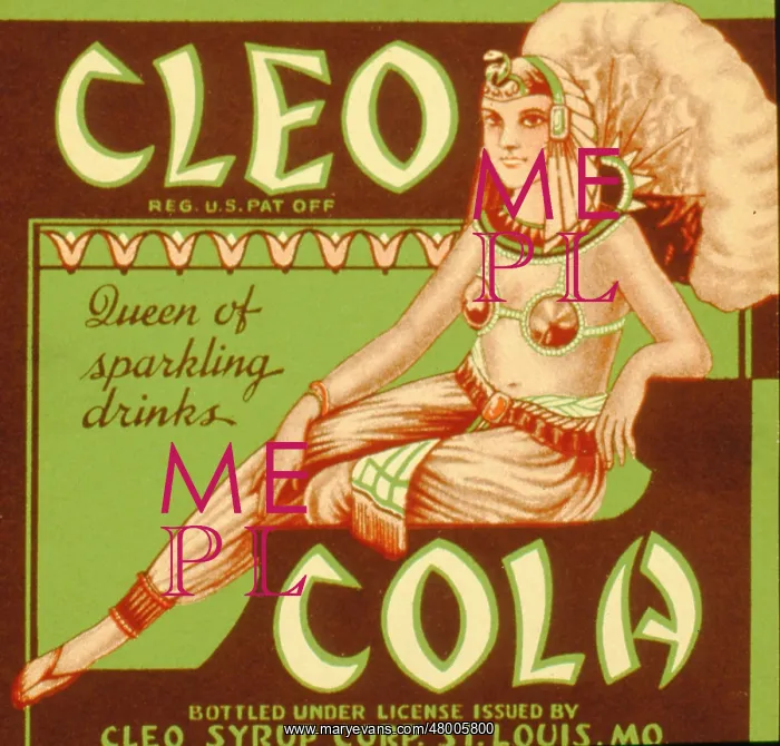 : Advertisement for Cleo Cola : Advertisement for Cleo Cola
