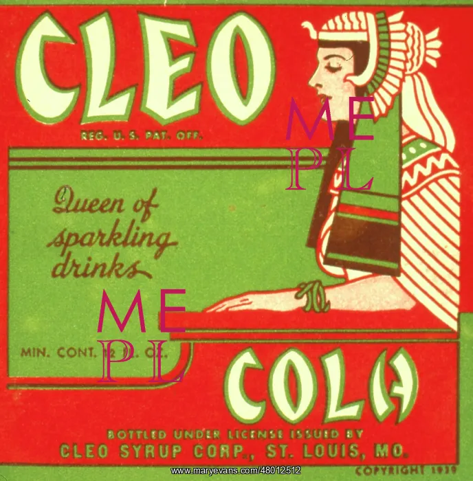 : Advertisement for Cleo Cola : Advertisement for Cleo Cola