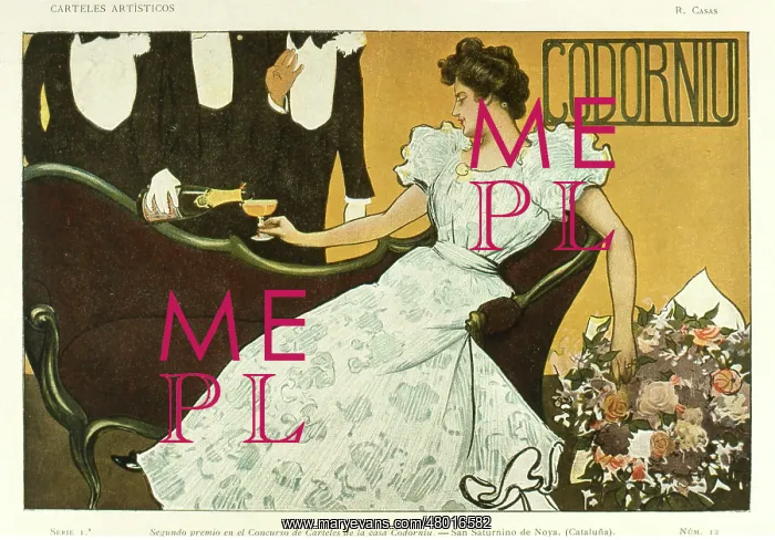: Advertisement for Codorniu sparkling wine : Advertisement for Codorniu sparkling wine