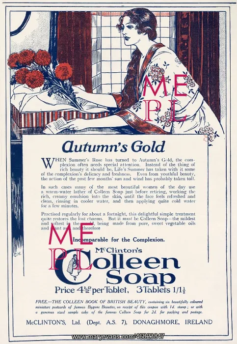 : Advert for Colleen Soap 1917 : Advert for Colleen Soap 1917