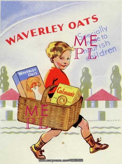  : Advert for Colman's Waverley Oats