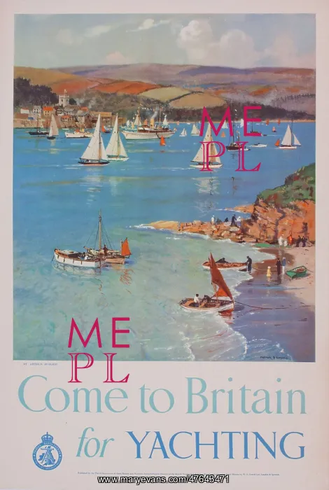 : Advertisement, Come to Britain for Yachting : Advertisement, Come to Britain for Yachting