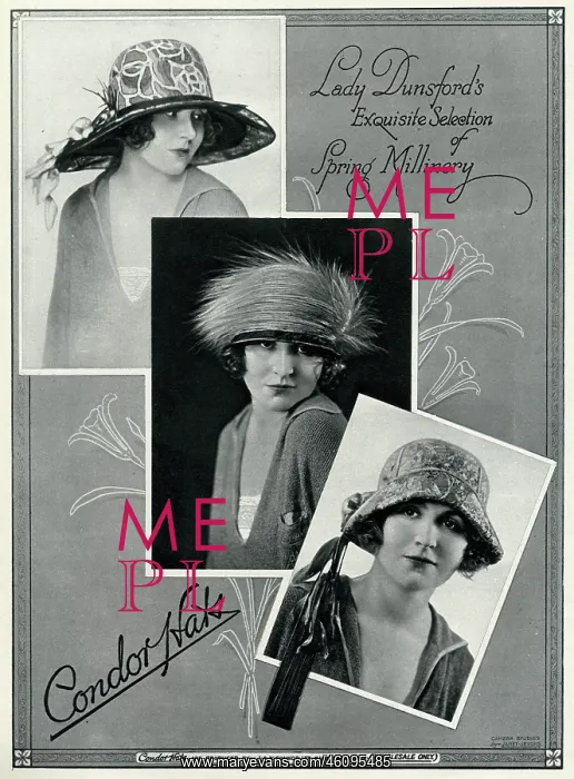 : Advert for Condor hats 1924 : Advert for Condor hats 1924