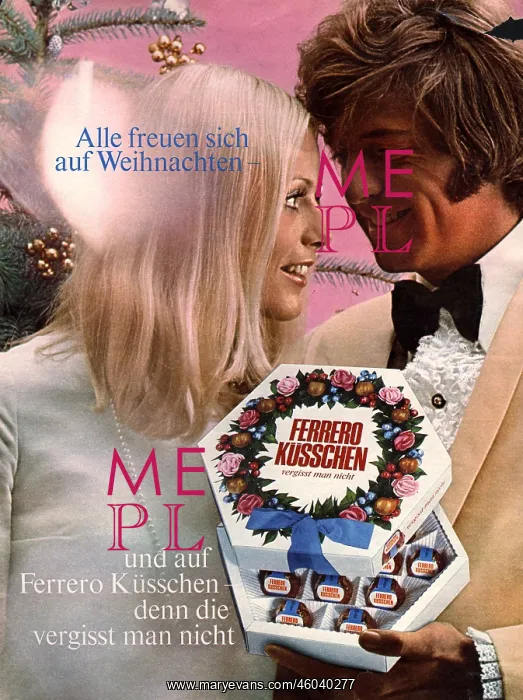 : advertising, confectionery, advert for Ferrero : advertising, confectionery, advert for Ferrero