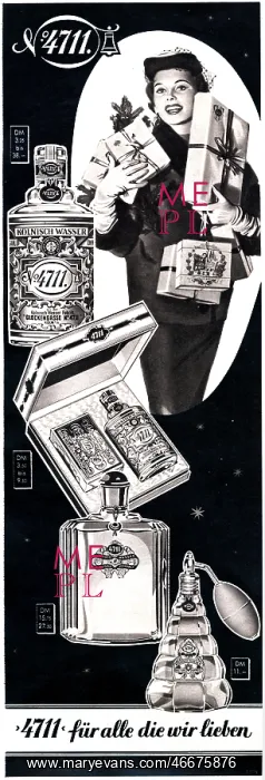  : advertising, cosmetics, 4711 Kolnisch Wasser