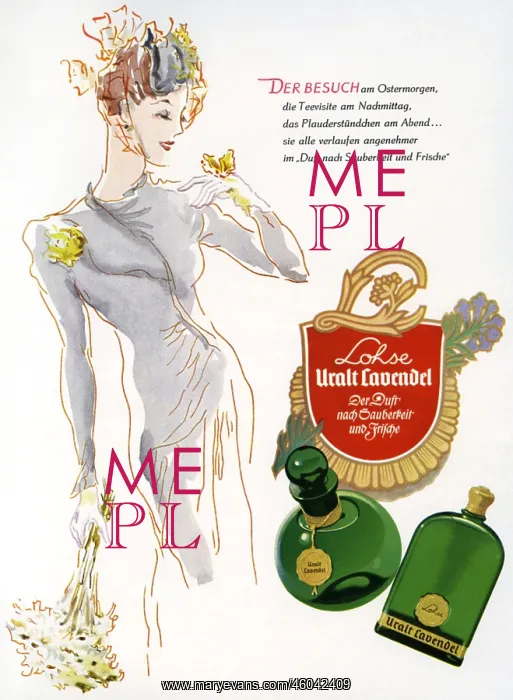  : advertising, cosmetics, perfume, Lohse Uralt