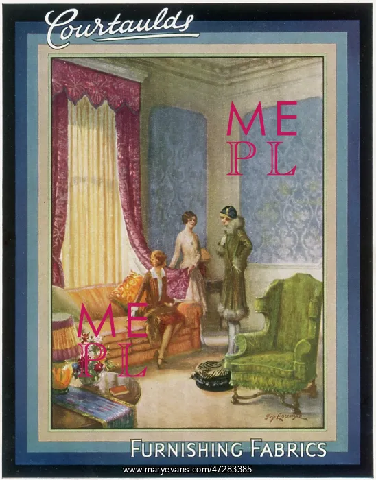 : ADVERT / COURTAULD FABRICS : ADVERT / COURTAULD FABRICS