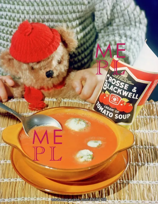 : Advertisement for Crosse & Blackwell soup : Advertisement for Crosse & Blackwell soup