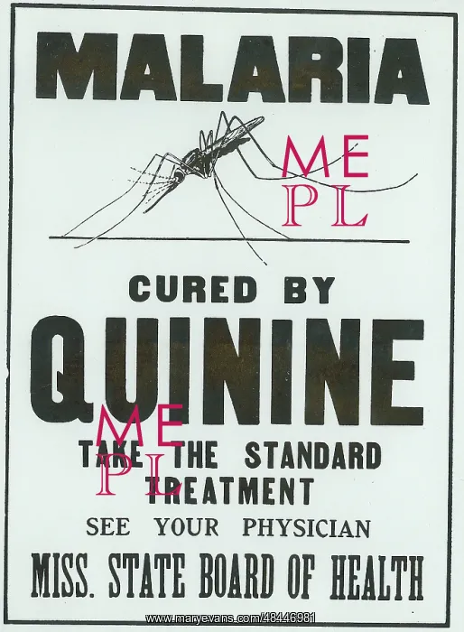 : Advertisement for a cure for Malaria issued by : Advertisement for a cure for Malaria issued by