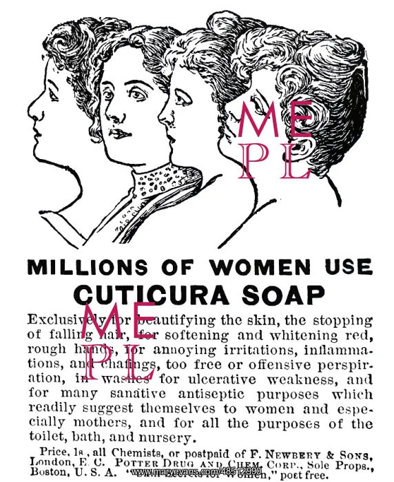  : An advert for Cuticura soap