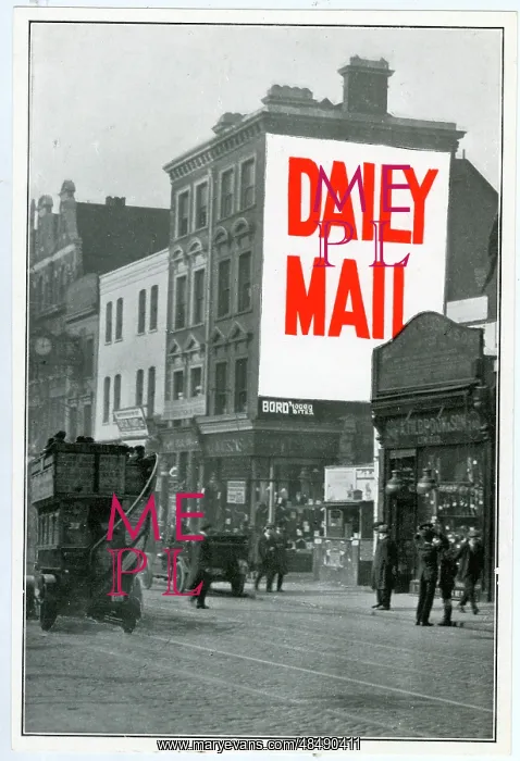 : Advertisement for the Daily Mail newspaper : Advertisement for the Daily Mail newspaper
