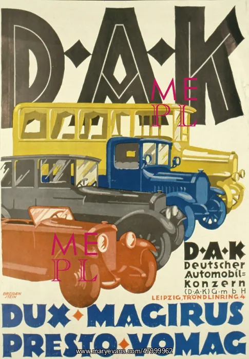 : Advertisement for DAK motor vehicles : Advertisement for DAK motor vehicles